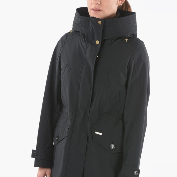 Woolrich black Galena 3-in-1 Parka down waterproof coat with puffer vest - Large - Picture 4 of 16